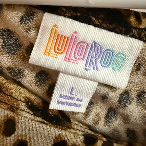 LuLaRoe Animal Print Long Sleeve Dress - Picture 5 of 9